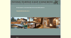 Desktop Screenshot of flyingturtlecastconcrete.com